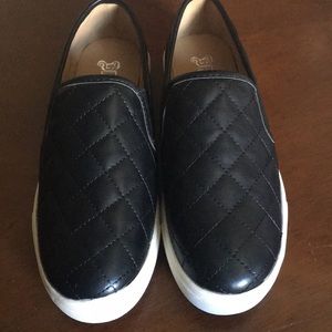Ankle platform loafers